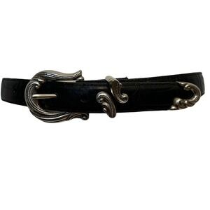 Brighton Girls Belt #S24503 Black‎ Leather Western Style Belt